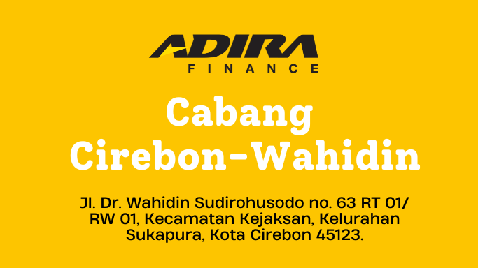 Gadai BPKB, Adira Finance Cabang Cirebon-Wahidin WA-081283748516