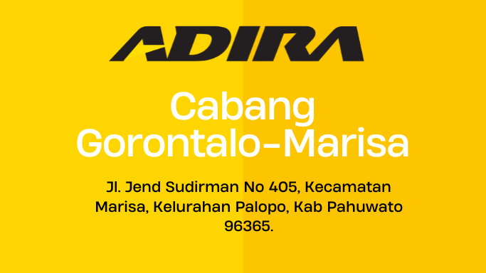 Gadai BPKB, Adira Finance Cabang Gorontalo-Marisa