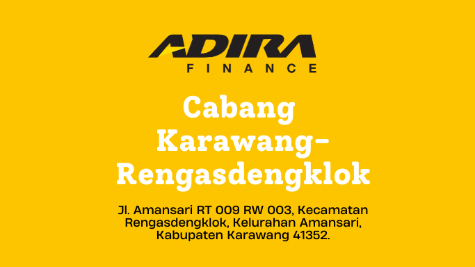 Gadai BPKB, Adira Finance Cabang Karawang-Rengasdengklok WA-081283748516