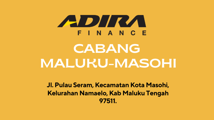 Gadai BPKB, Adira Finance Cabang Maluku-Masohi WA-081283748516