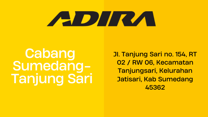 Adira Finance Cabang Sumedang-Tanjung Sari
