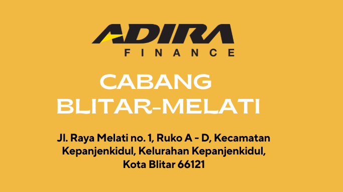 Gadai BPKB, Adira Finance Cabang Blitar-Melati WA-081283748516
