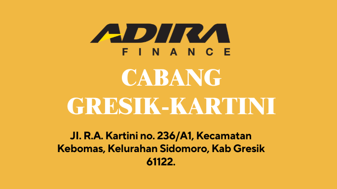 Gadai BPKB, Adira Finance Cabang Gresik-Kartini WA-081283748516