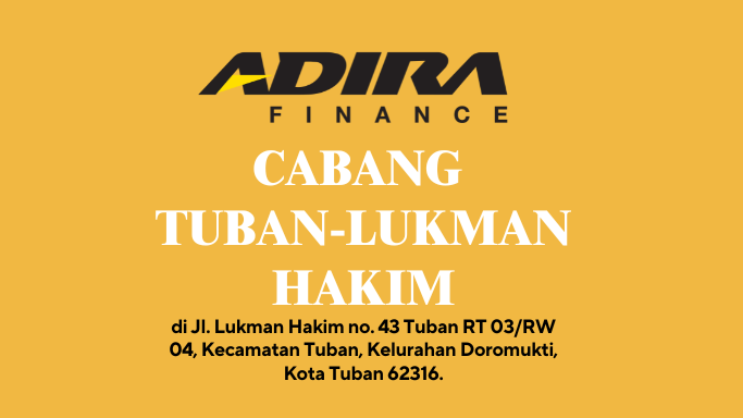 Gadai BPKB, Adira Finance Cabang Tuban-Lukman Hakim WA-081283748516