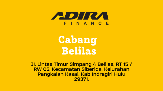 Gadai BPKB, Adira Finance Cabang Belilas WA-081283748516