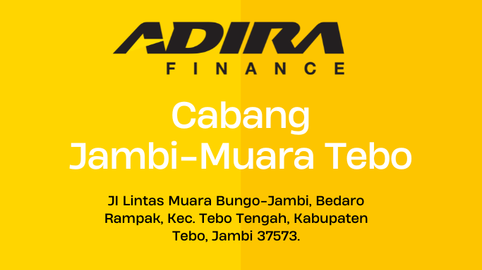 Gadai BPKB, Adira Finance Cabang Jambi-Muara Tebo WA-081283748516
