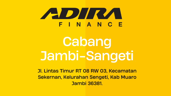 Gadai BPKB, Adira Finance Cabang Jambi-Sangeti WA-081283748516
