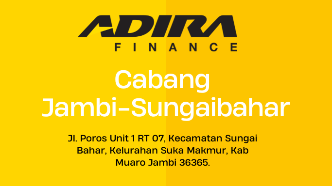 Gadai BPKB, Adira Finance Cabang Jambi-Sungaibahar WA-081283748516