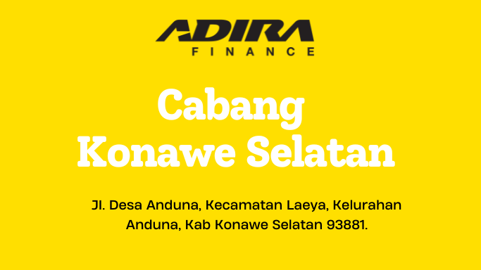 Gadai BPKB, Adira Finance Cabang Konawe Selatan WA-081283748516