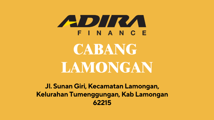 Gadai BPKB, Adira Finance Cabang Lamongan WA-081283748516