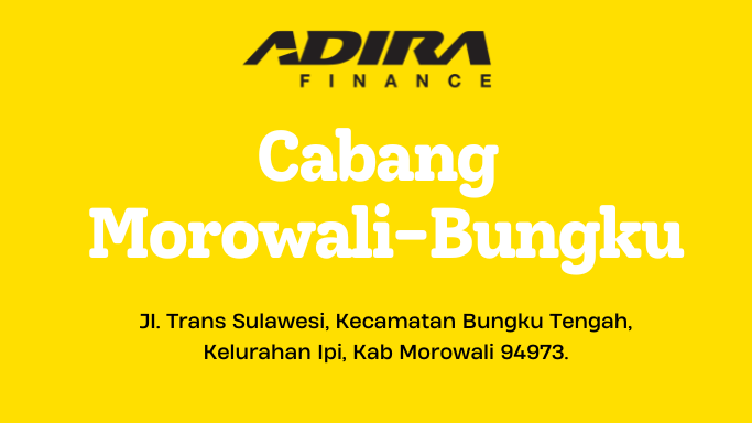 Gadai BPKB, Adira Finance Cabang Morowali-Bungku WA-081283748516