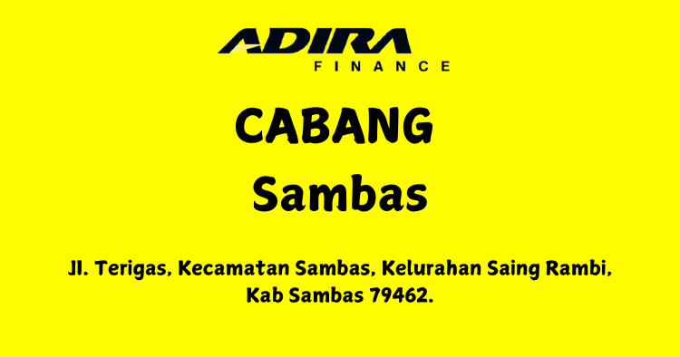 Gadai BPKB, Adira Finance Cabang Sambas WA-081283748516