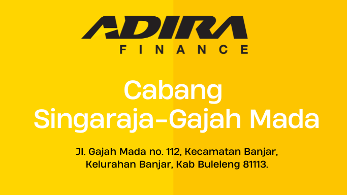 Gadai BPKB, Adira Finance Cabang Singaraja-Gajah Mada WA-081283748516