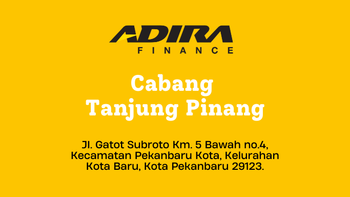 Gadai BPKB, Adira Finance Cabang Tanjung Pinang WA-081283748516