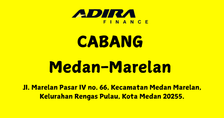 Gadai BPKB, Adira Finance Cabang Medan-Marelan WA-081283748516