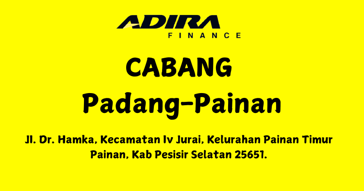 Gadai BPKB, Adira Finance Cabang Padang-Painan WA-081283748516