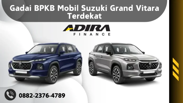 Gadai BPKB Mobil Suzuki Grand Vitara Terdekat