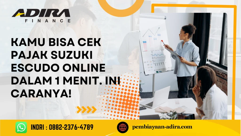 Kamu Bisa Cek Pajak Suzuki Escudo Online dalam 1 Menit. Ini Caranya!