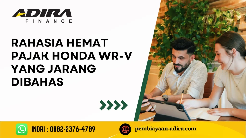 Rahasia Hemat Pajak Honda WR-V yang Jarang Dibahas